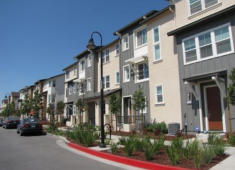 Example of townhomes constructed in the Cannery Transit Neighborhood.