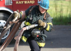 Hayward Fire Department responding to local emergencies.